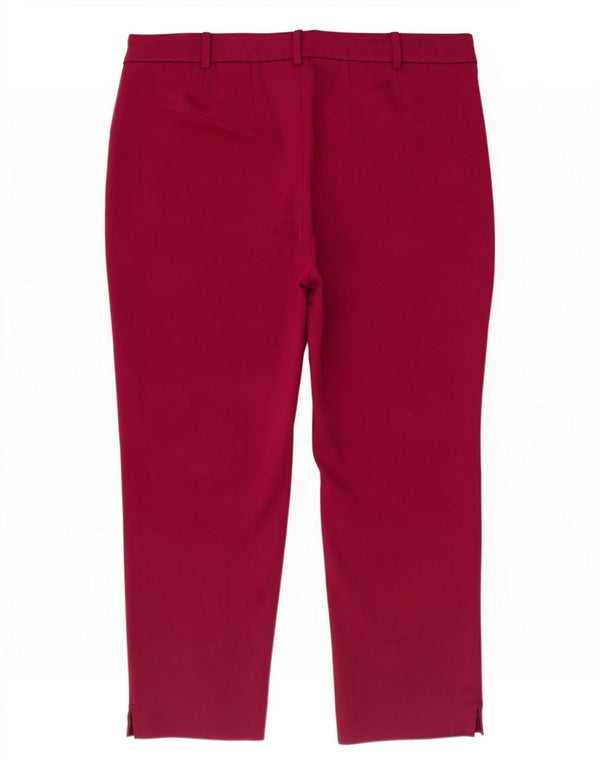 Marks & Spencer Damskie krótkie spodnie UK 16 Large W38 L24 Bordowe