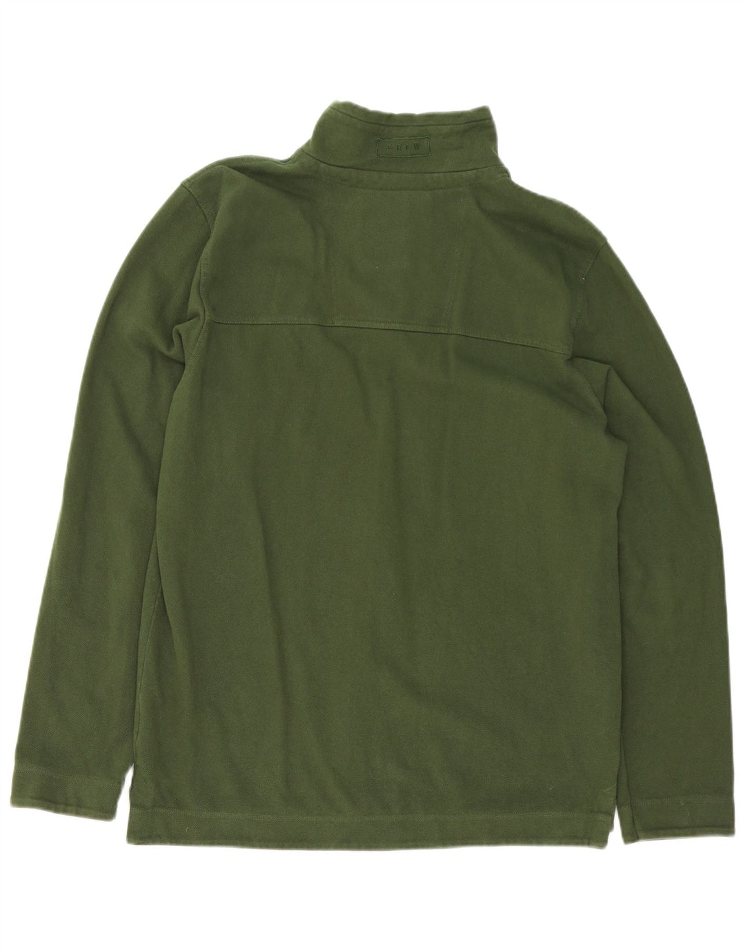 Crew Clothing Męska bluza z kapturem i zamkiem błyskawicznym, średnia, zielona bawełna