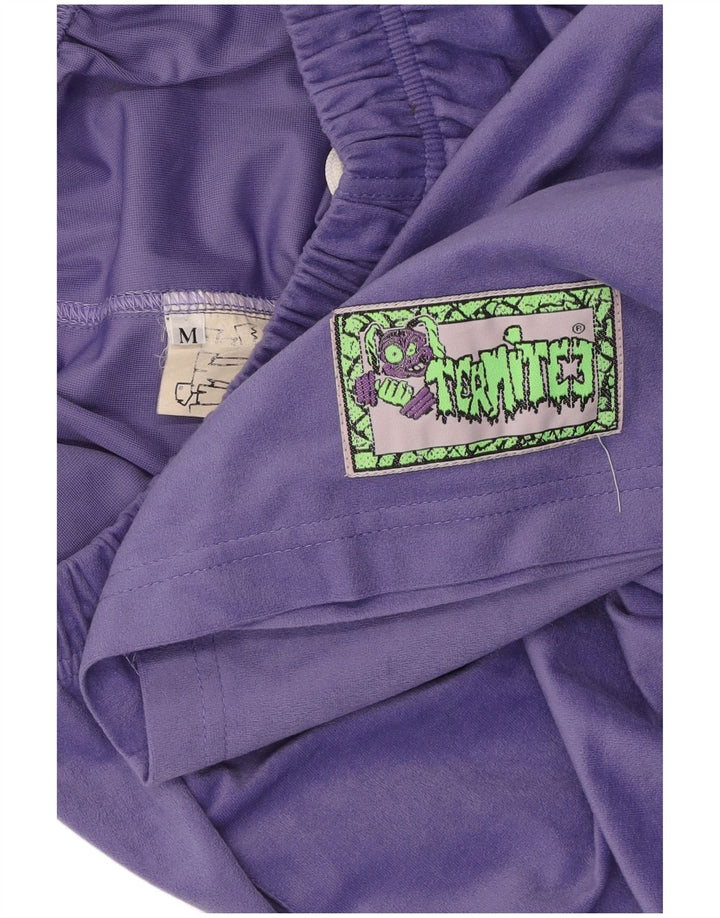 Damskie spodenki sportowe VINTAGE UK 12, średni fiolet, triacetat