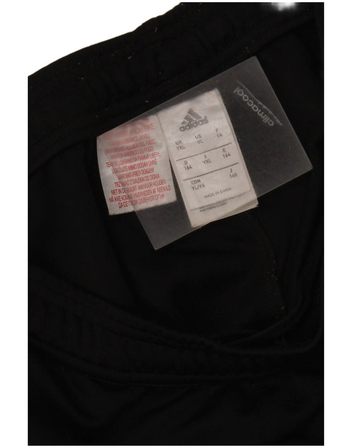 Adidas Chłopięce Spodnie Dresowe Climacool 13-14 Lat XL Czarny Poliester