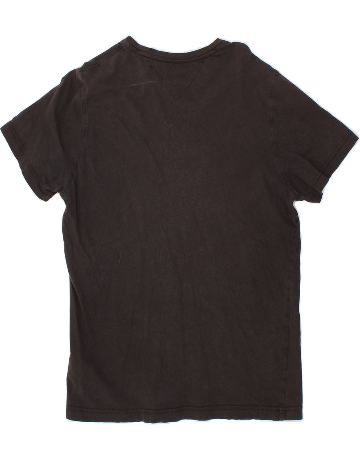 TOMMY HILFIGER Mens T-Shirt Top Medium Black Cotton Vintage Tommy Hilfiger and Second-Hand Tommy Hilfiger from Messina Hembry 