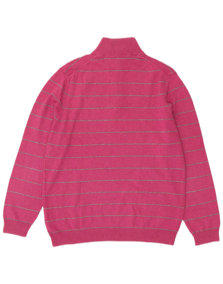 Damski sweter Massimo Dutti z zamkiem błyskawicznym EU 38 w średnie różowe paski