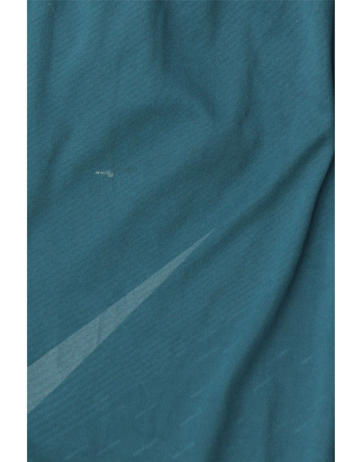 Męskie spodenki sportowe Nike Dri Fit Graphic, poliestrowe w średnie niebieskie paski
