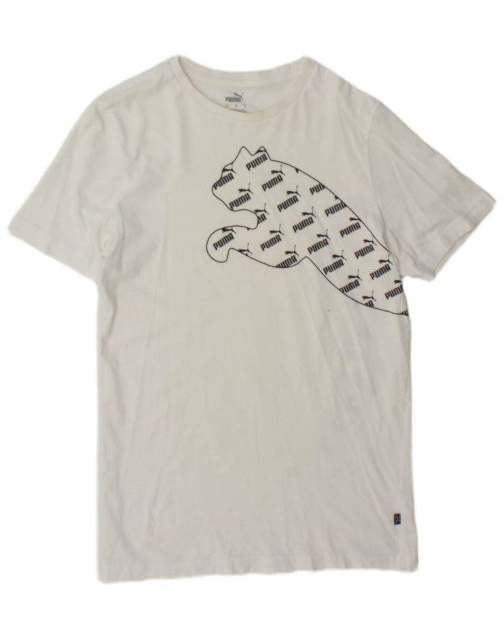 Męski T-shirt Puma z grafiką, mały, biały