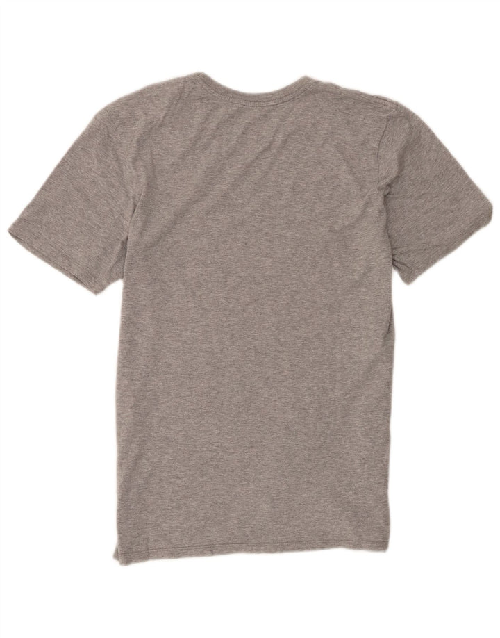 Męski t-shirt Nike o kroju sportowym, średnioszary, bawełniany w cętki