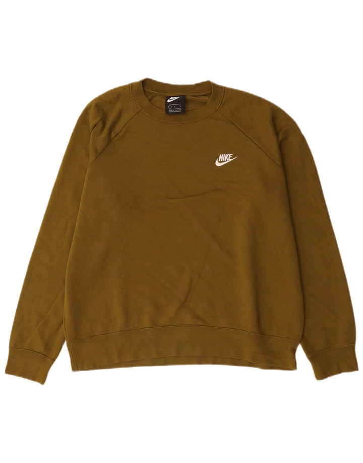 Męska bluza dresowa Nike, duża, bawełniana khaki