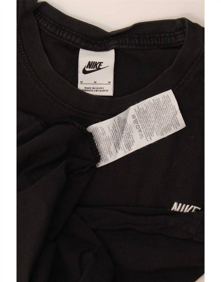 T-shirt męski Nike, średni czarny, bawełniany