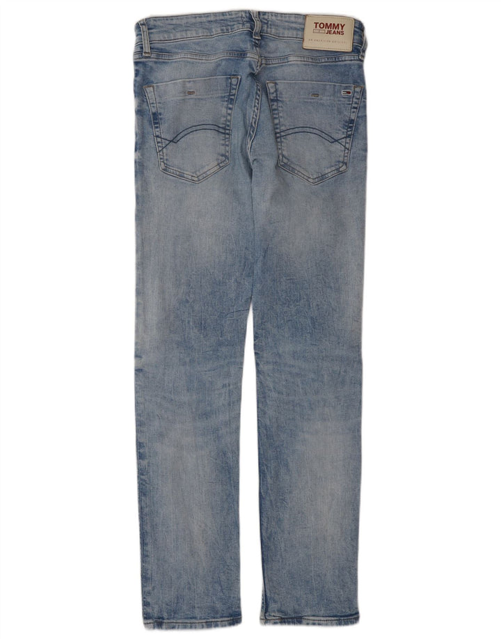 Męskie jeansy slim fit TOMMY HILFIGER W29 L30 Niebieskie bawełniane