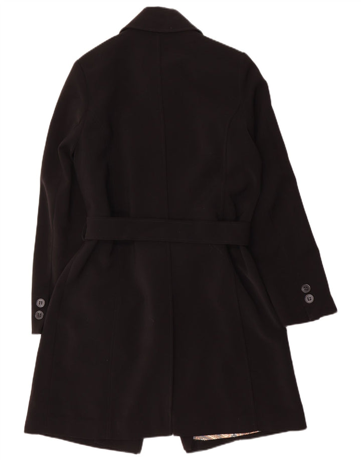 Damski płaszcz oversize London Fog UK 6 XS, czarny poliester