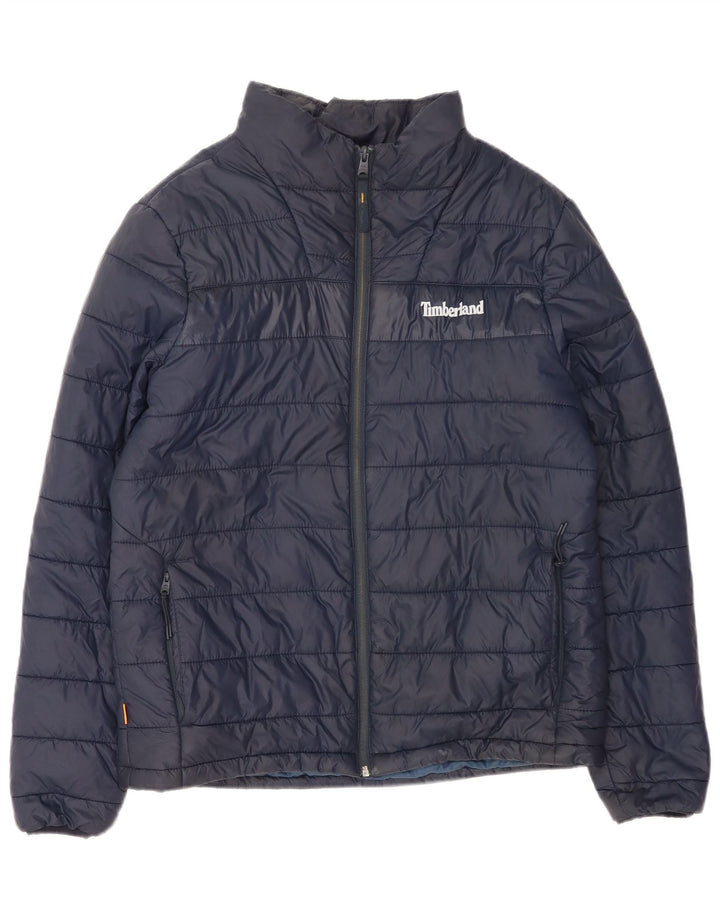 Męska ocieplana kurtka Timberland UK 38 Średni granatowy nylon