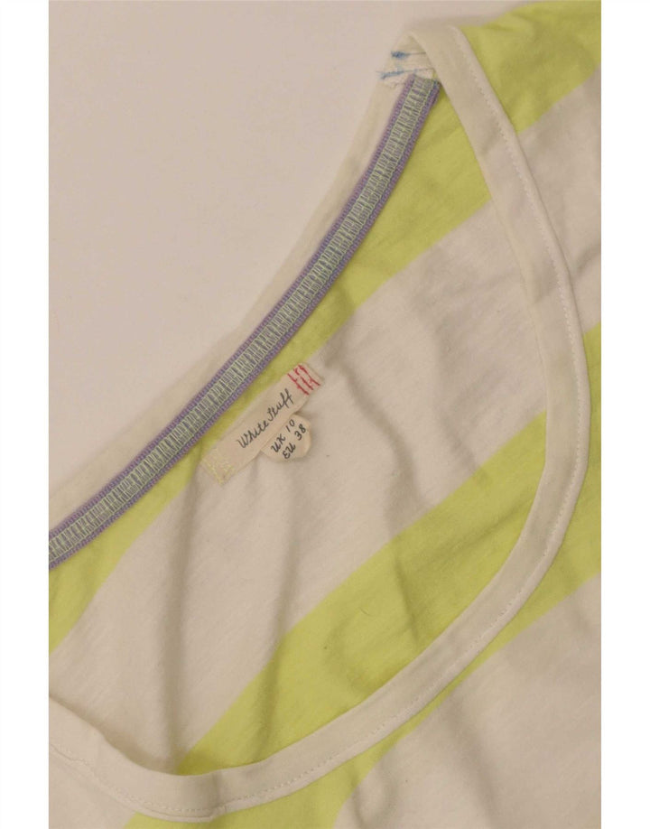 T-shirt damski White Stuff Top UK 10 w małe, wielokolorowe paski