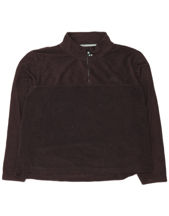 Męski sweter z zamkiem błyskawicznym Weird Fish, 5XL, czarny poliester