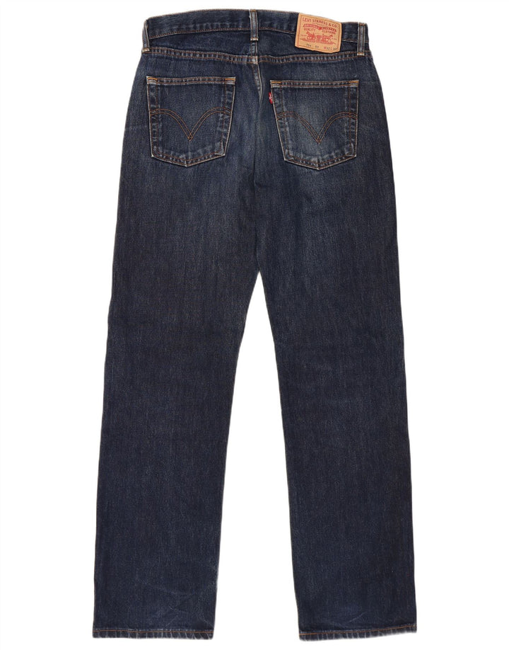 Damskie jeansy Levi's 751 Straight W32 L32 Niebieskie bawełniane