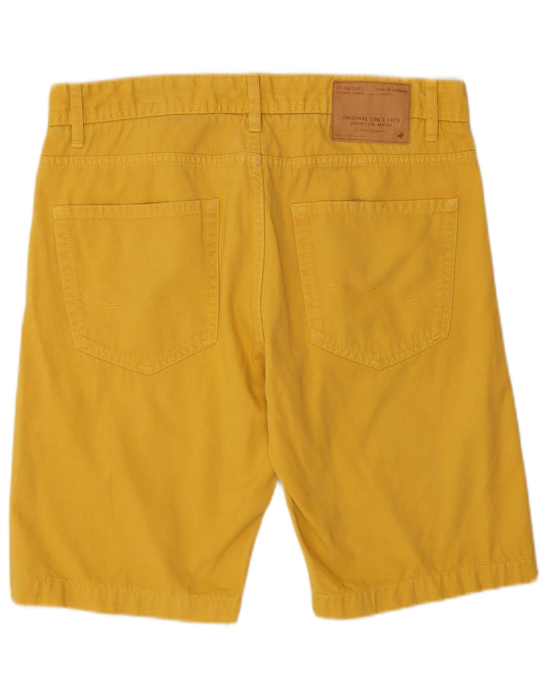 Męskie spodenki codzienne Jack & Jones, średnie W32, żółta bawełna