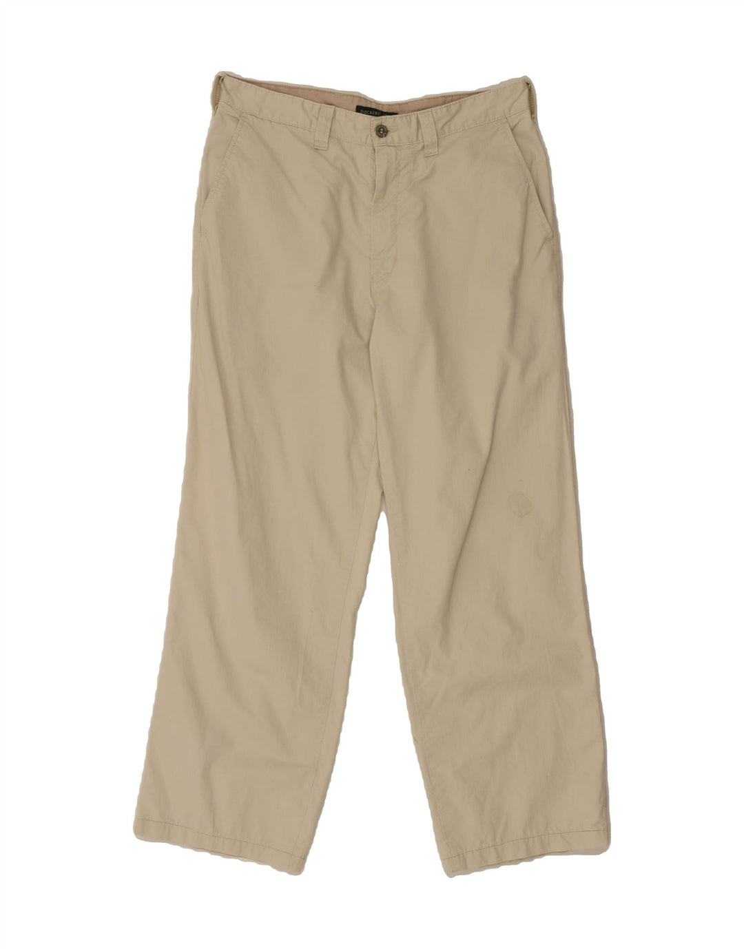 DOCKERS Mens Straight Chino Trousers W33 L28 Beige Vintage Dockers and Second-Hand Dockers from Messina Hembry 