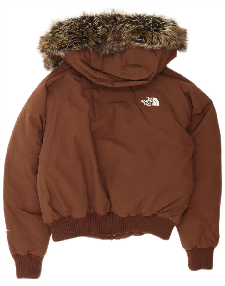 Damska kurtka oversize z kapturem The North Face UK 10, mała brązowa