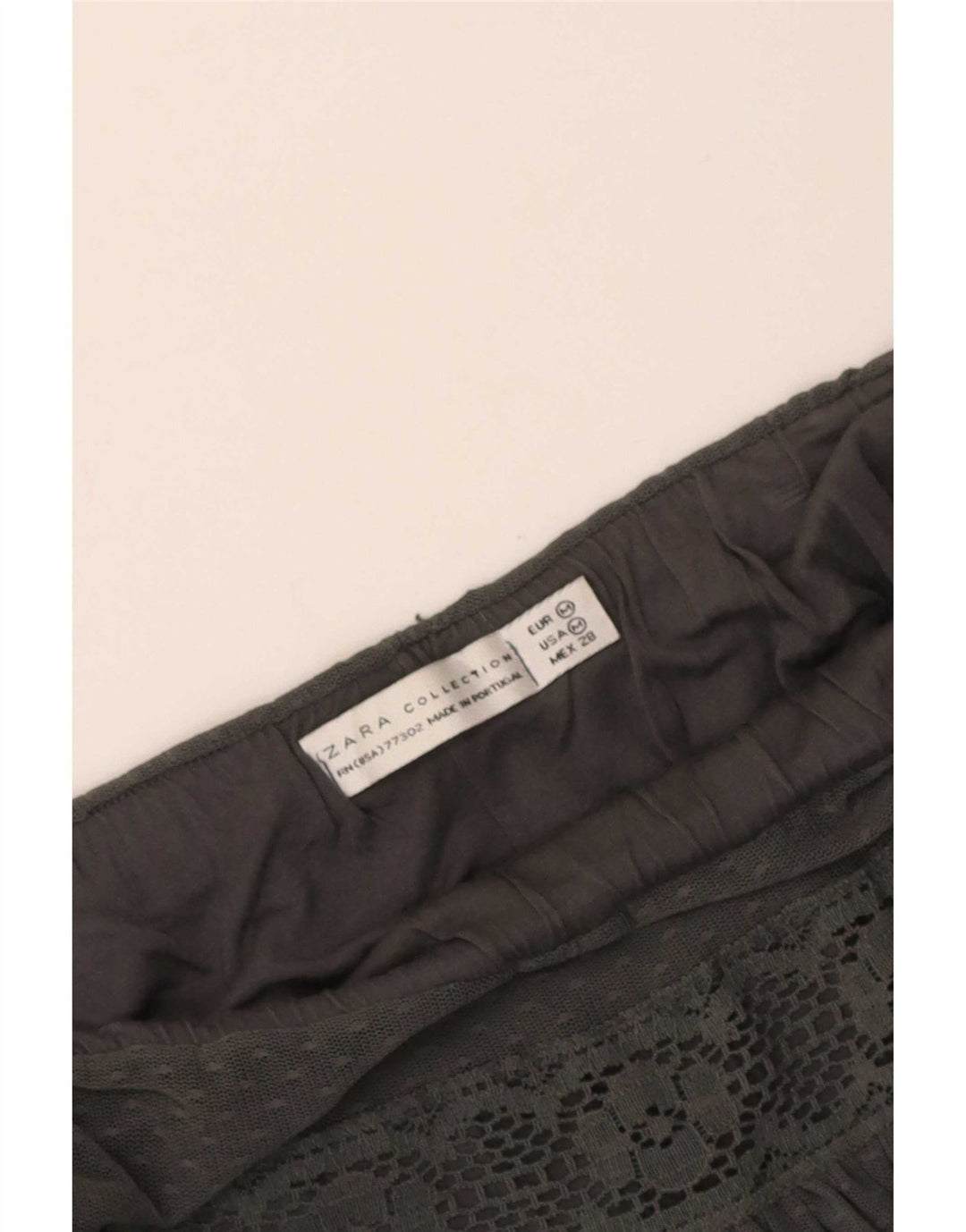 Spódnica plisowana damska Zara Medium W28 w szare paski