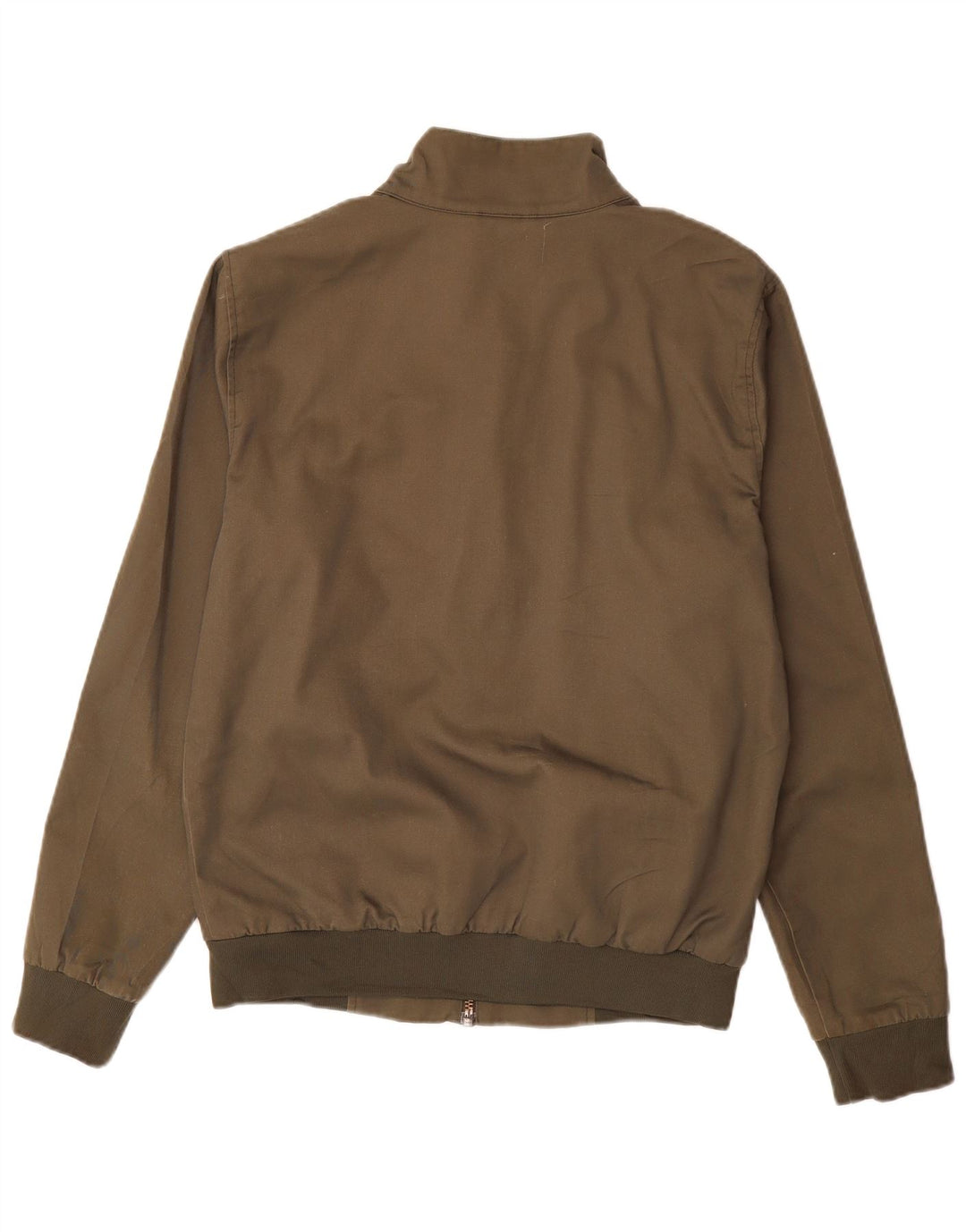 LIVERGY Mens Bomber Jacket EU 48 Medium Khaki Polyester