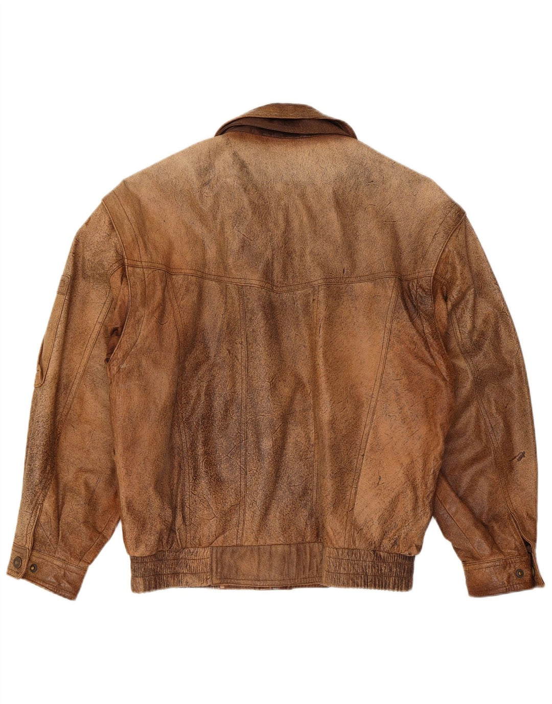Męska kurtka skórzana Trapper IT 46 Small Brown