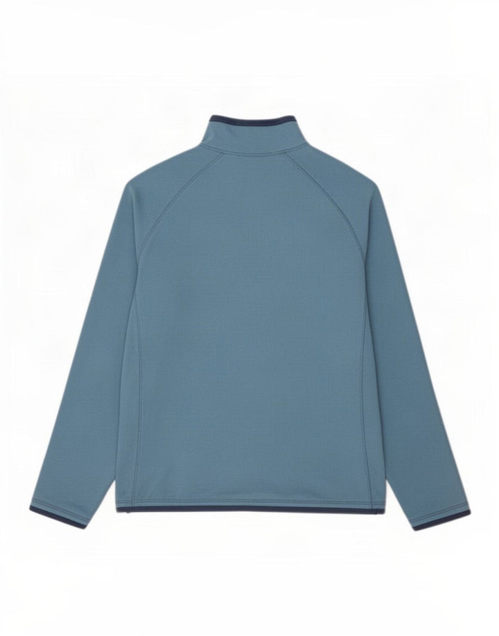 Damski sweter polarowy Mountain Warehouse z zamkiem błyskawicznym, UK 16, duży, niebieski poliester