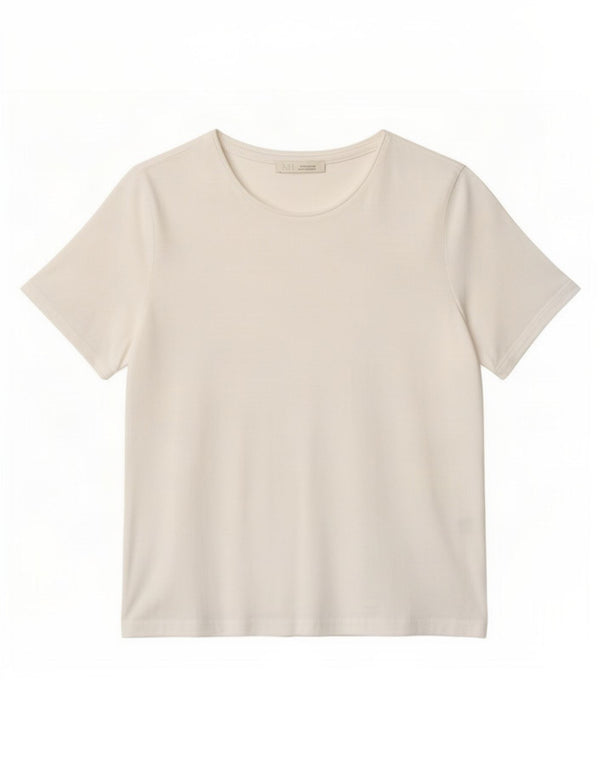 T-shirt damski Zara Top UK 10 Small, biały, bawełniany