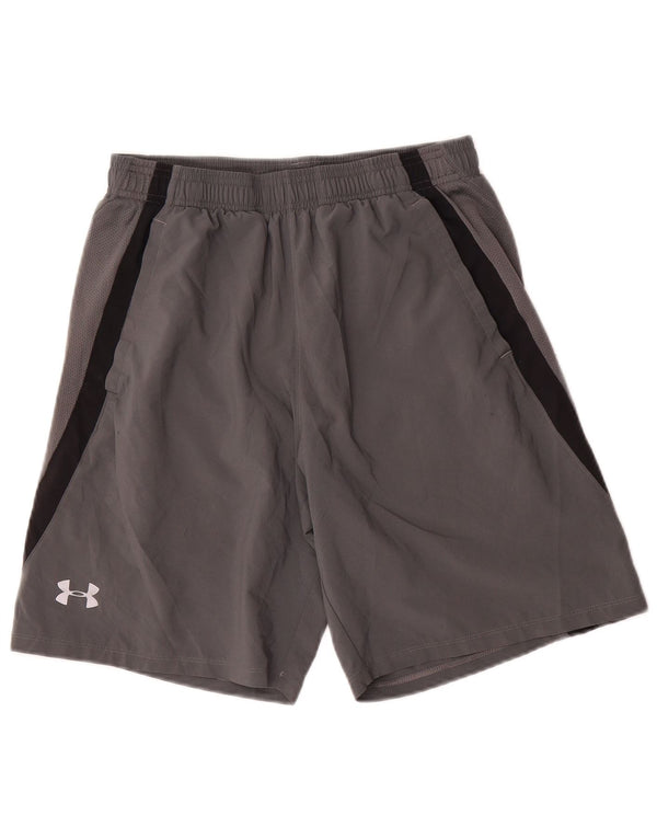 Męskie spodenki sportowe Under Armour Heat Gear w kolorze średnioszarym