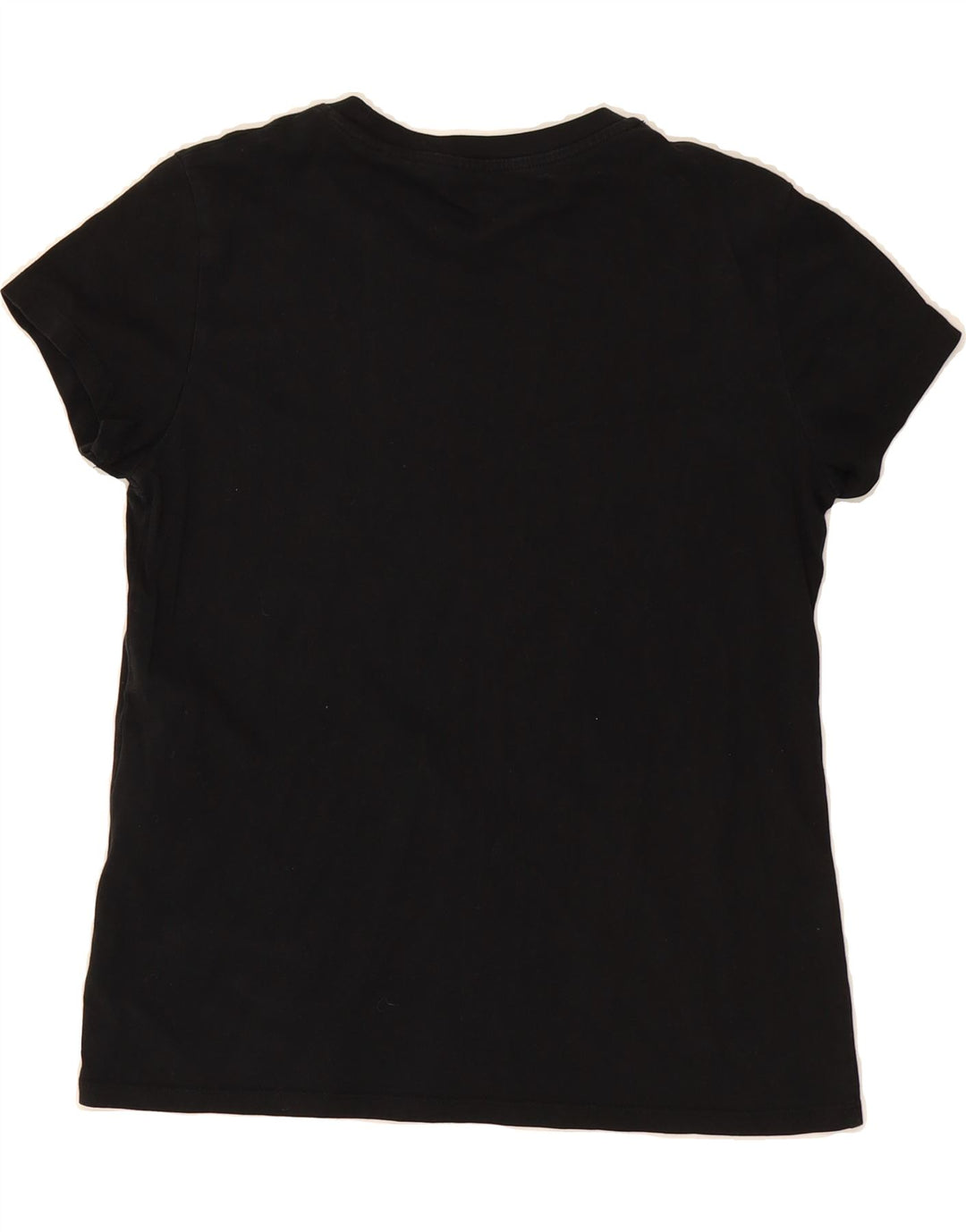 LEVI'S Womens Graphic T-Shirt Top UK 14 Medium Black Cotton Vintage Levi's and Second-Hand Levi's from Messina Hembry 