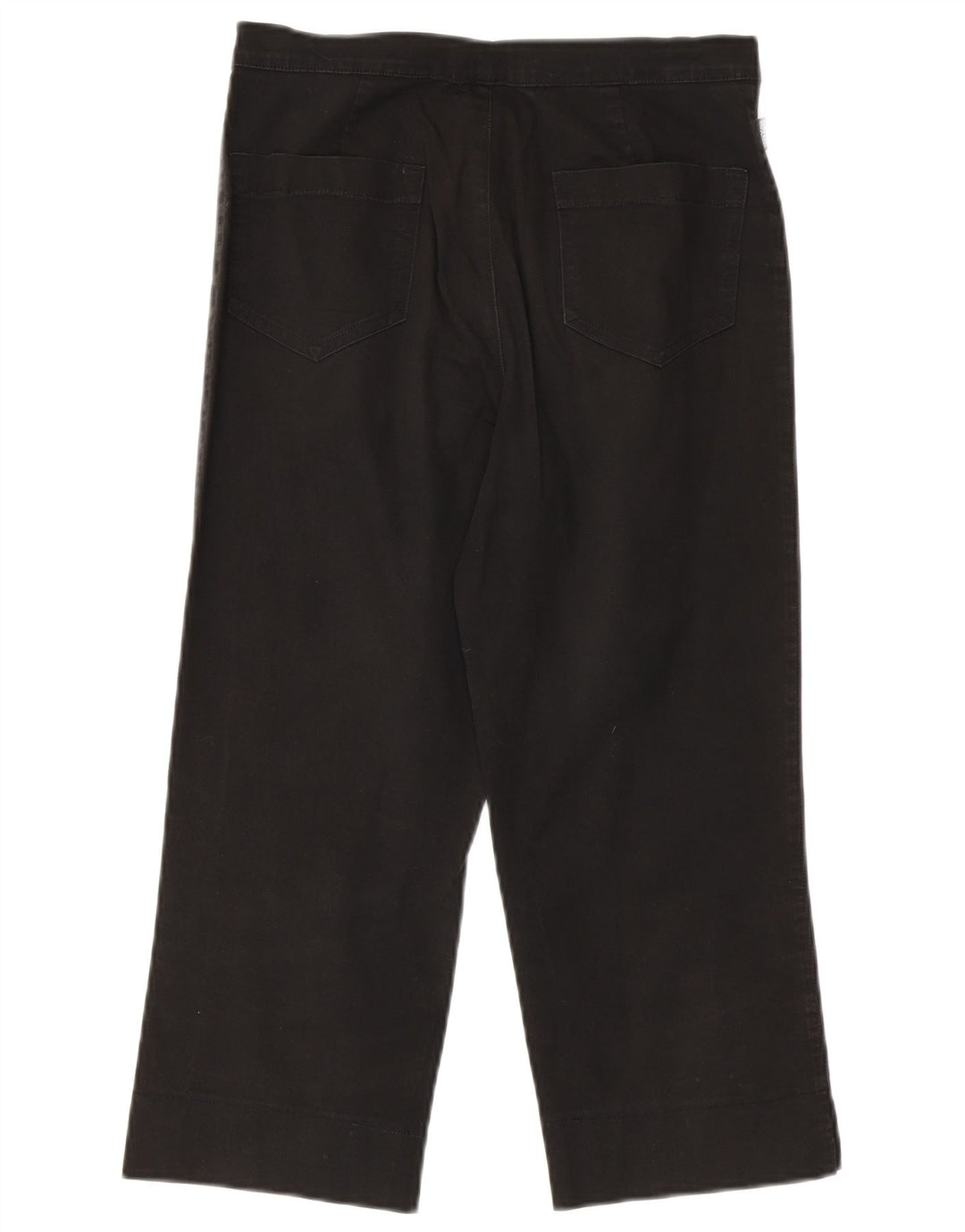 Spodnie damskie MOSCHINO proste Capri W28 L21 czarne