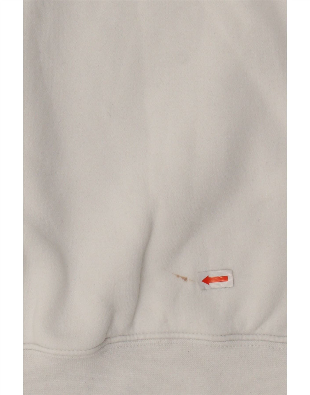 NIKE Mens Hoodie Jumper Small White Cotton Vintage Nike and Second-Hand Nike from Messina Hembry 