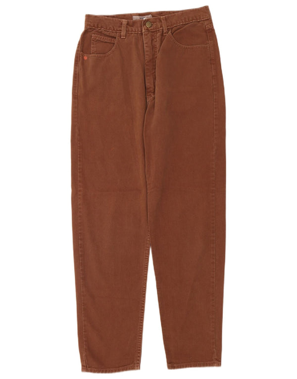 Zwężane jeansy męskie Guess W31 L28, brązowe, bawełniane