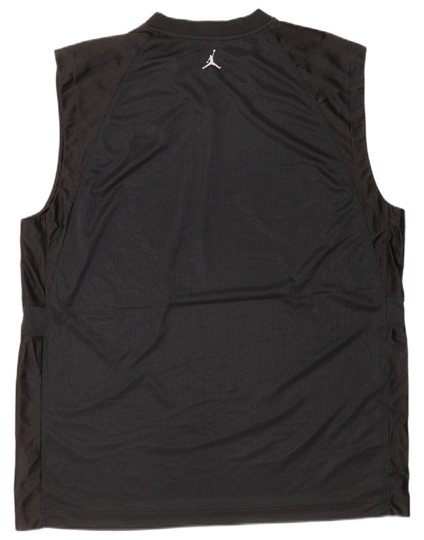 Męska kamizelka Jordan UK 47/48 2XL Czarny poliester