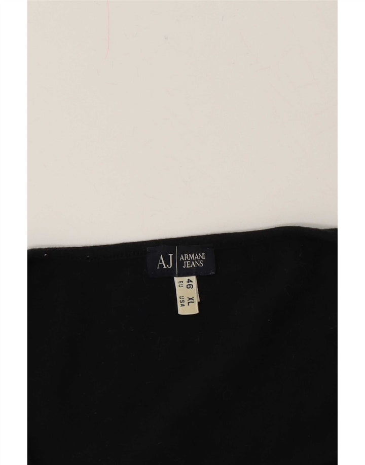 T-shirt damski Armani Jeans Top EU 46 XL czarny
