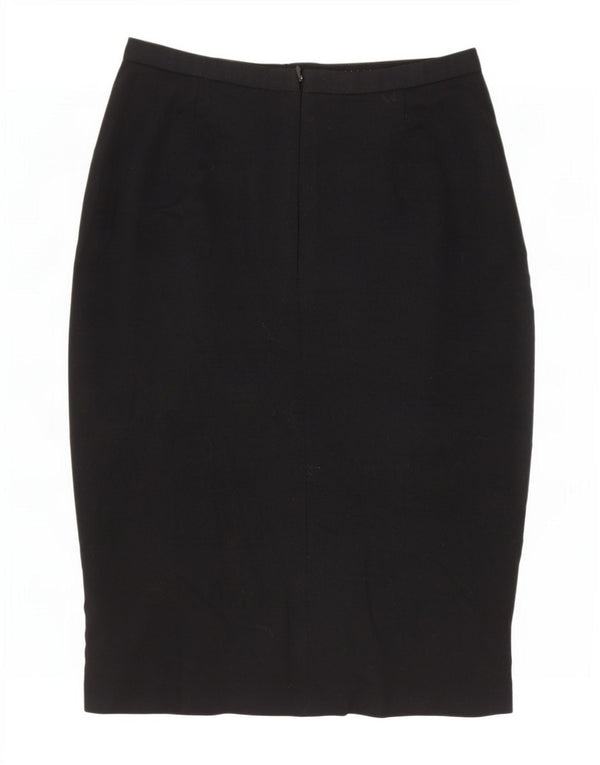 Marks & Spencer Damska spódnica ołówkowa UK 10 Small W26 Czarny poliester