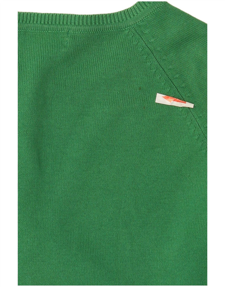Sweter damski Zara Cardigan UK 12 Średni zielony bawełniany