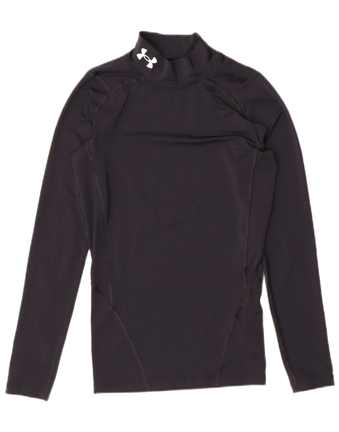 Damska koszulka kompresyjna UNDER ARMOUR z długim rękawem, UK 8, mała, czarna, poliester