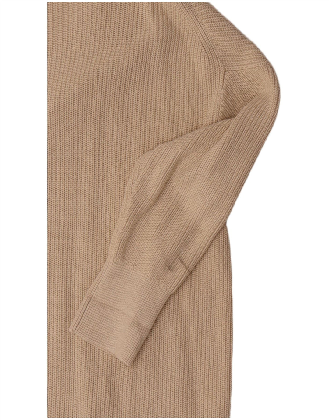 COS Damski sweter oversize o przedłużonym fasonie, UK 14, średni beż, bawełna