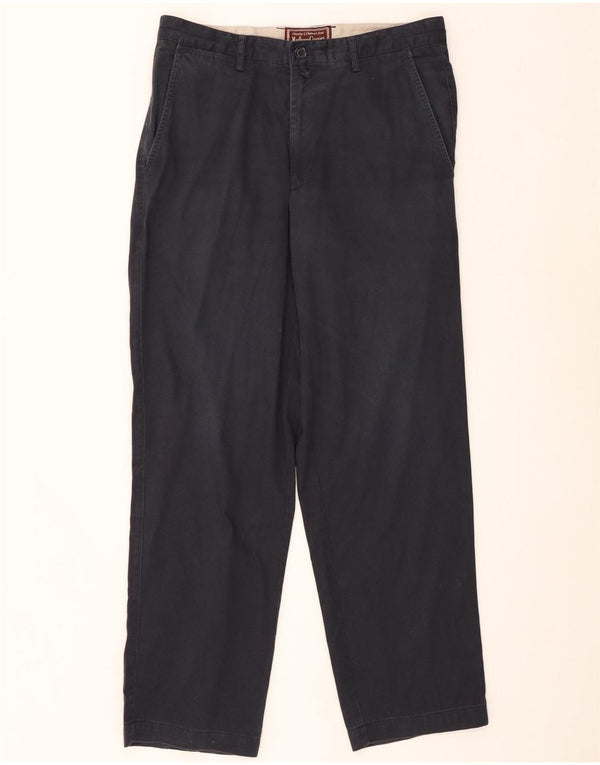 Męskie proste spodnie Chino Marlboro Classics EU 52 XL W38 L31 Granatowe
