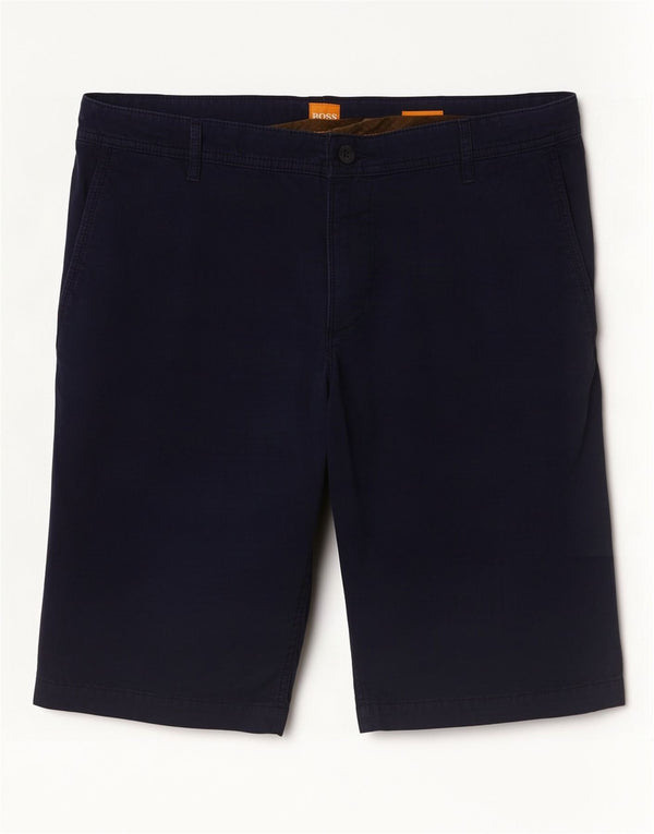 Męskie spodenki Chino Hugo Boss W36, duże, granatowe, bawełniane