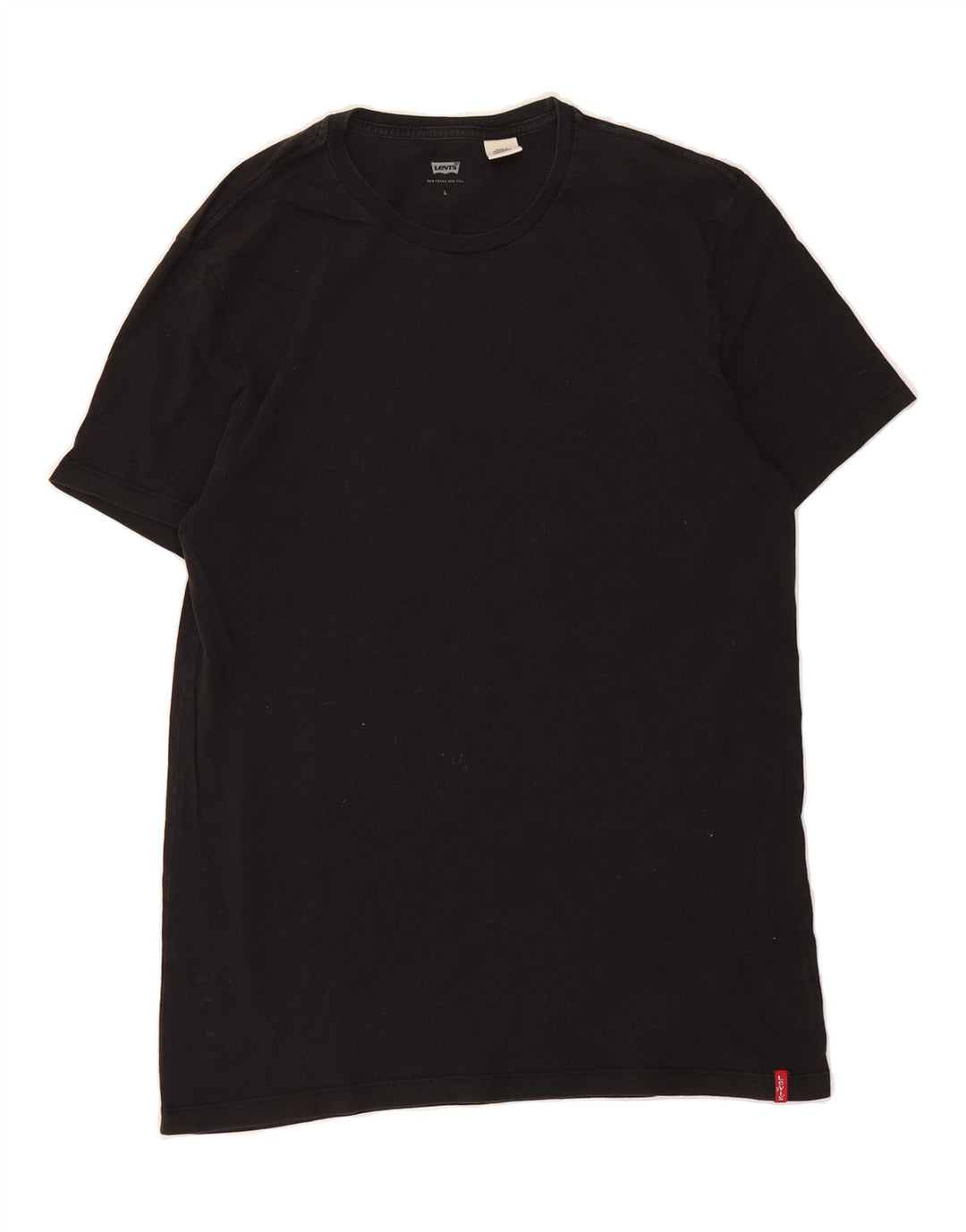 LEVI'S Mens T-Shirt Top Large Black Cotton Vintage Levi's and Second-Hand Levi's from Messina Hembry 