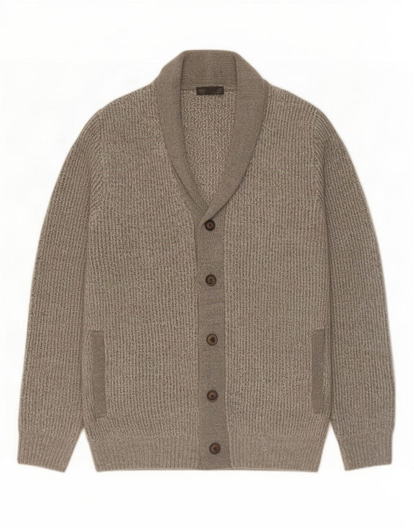 Marks & Spencer Męski sweter kardigan 2XL Szary akryl
