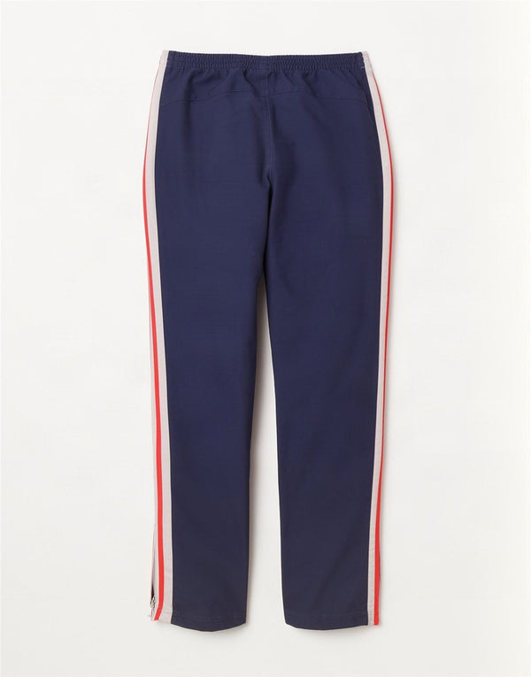 Męskie spodnie dresowe Adidas UK 44/46, duże granatowe, poliestrowe