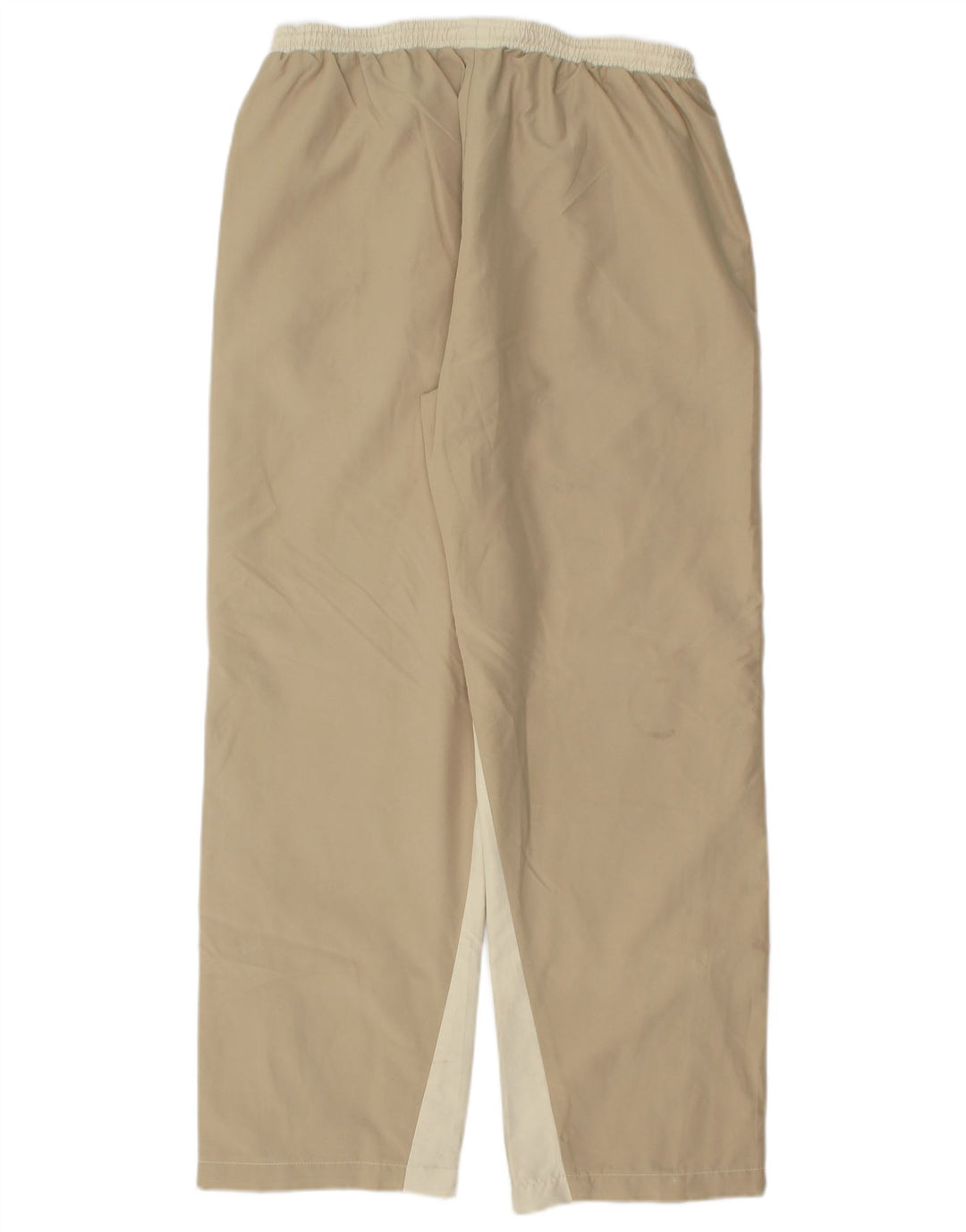 Damskie spodnie dresowe REEBOK UK 14, duży beżowy poliester z blokami kolorów