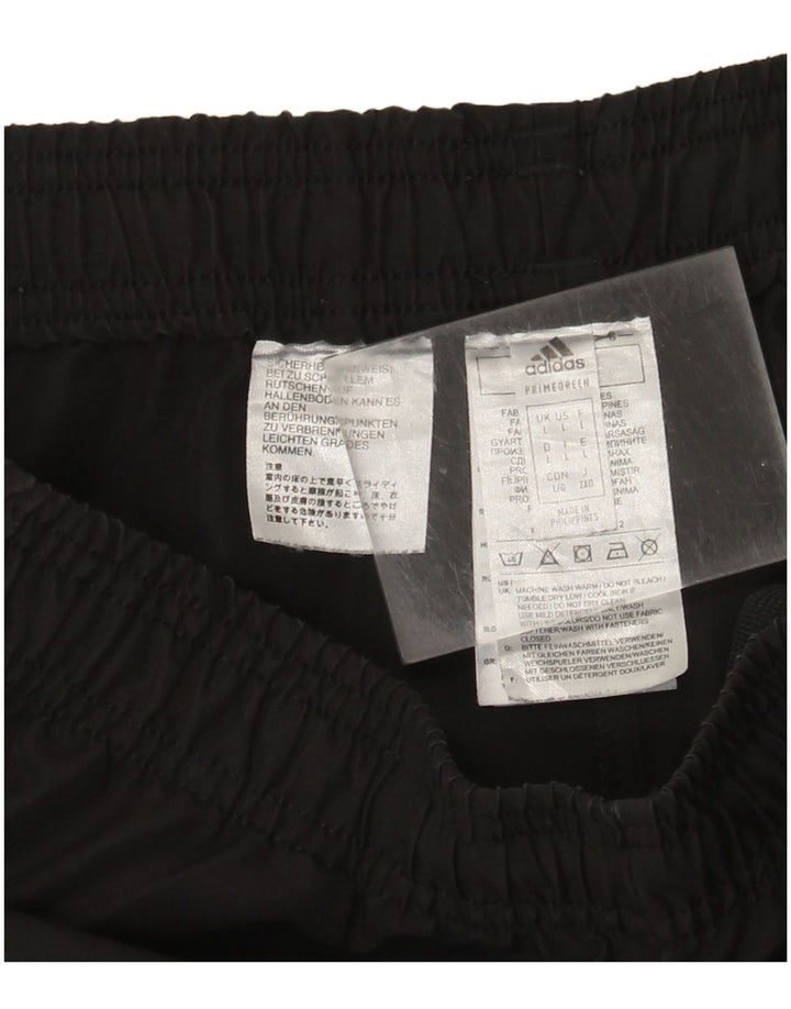 Męskie spodnie dresowe Adidas Aeroready Graphic, duże, czarne, poliestrowe