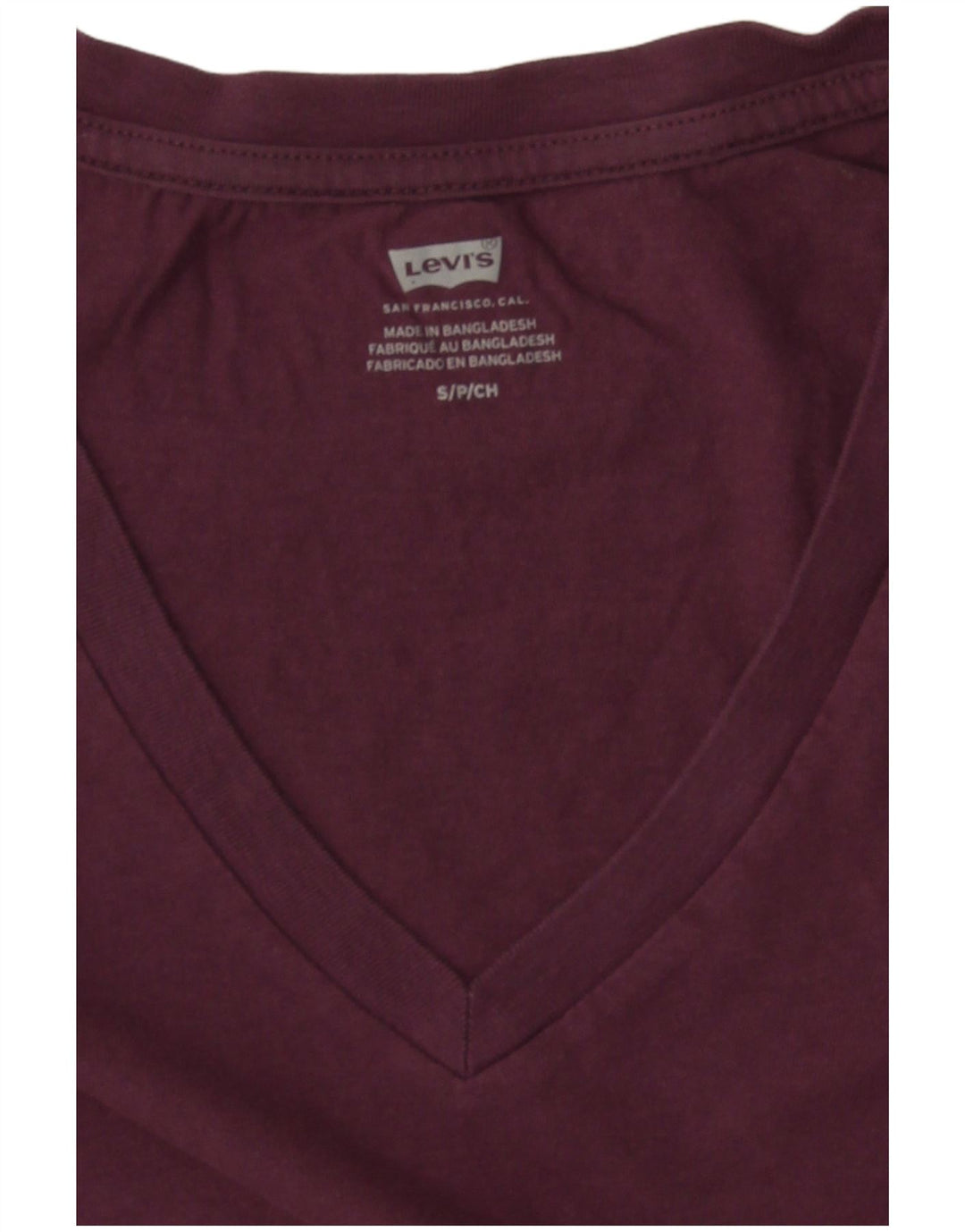 Koszulka damska Levi's Top UK 10 Small Burgundia