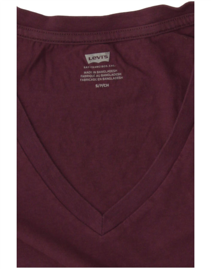 Koszulka damska Levi's Top UK 10 Small Burgundia
