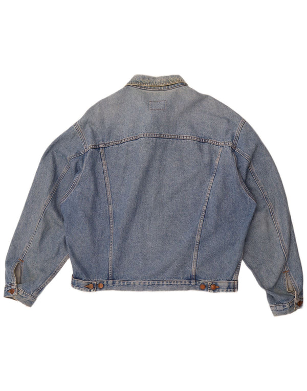 Męska kurtka dżinsowa Benetton UK 42 XL niebieska