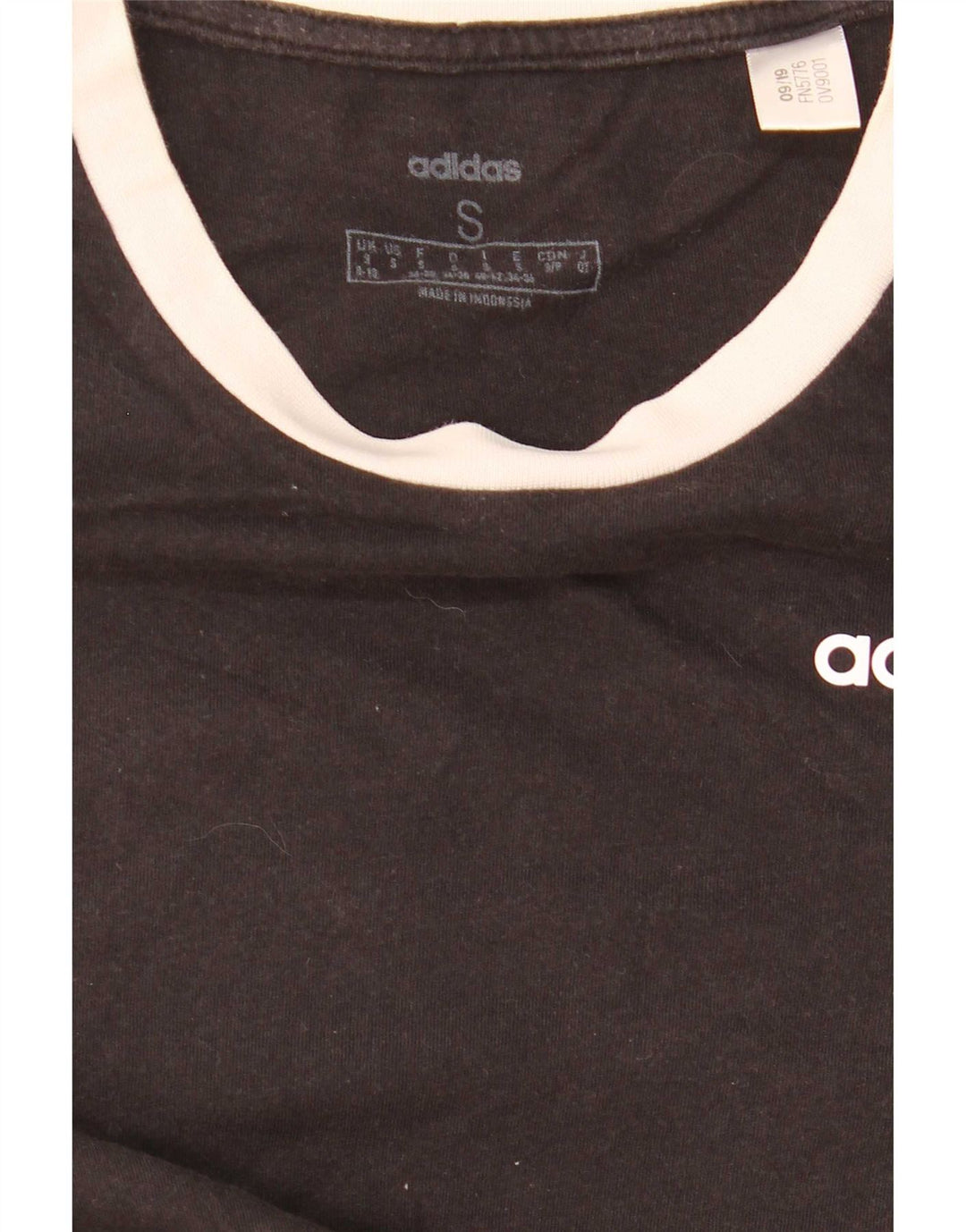 Damska koszulka Adidas Top UK 8/10, mała czarna