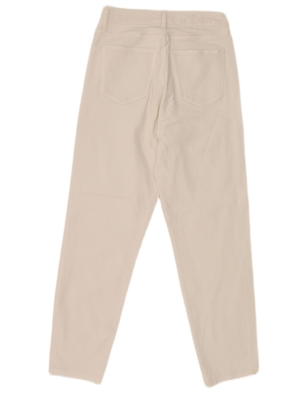 Damskie jeansy zwężane Calvin Klein W26 L26 Białe