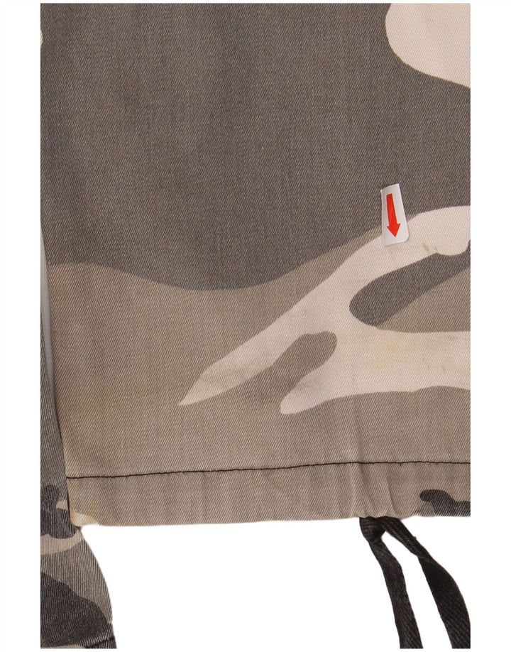 Spodnie męskie VINTAGE Regular Cargo małe W31.5 L32.5 Szary kamuflaż