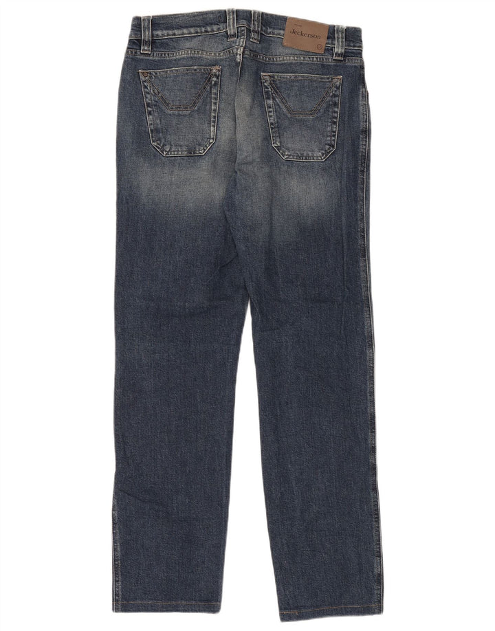 JECKERSON Womens Slim Jeans W32 L30 Blue Cotton